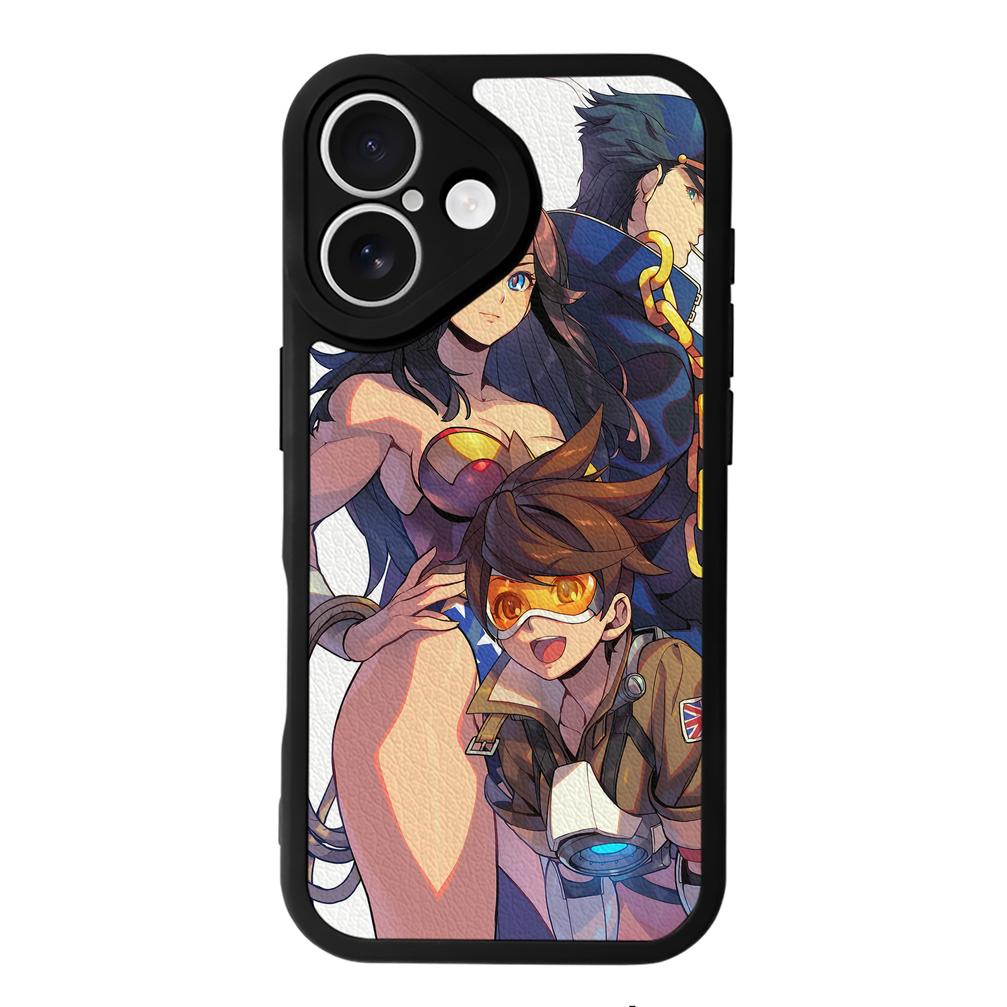 （画像用） ジョジョの奇妙な冒険 JoJo's Bizarre Adventure 【iPhone 16シリーズ対応】シリコンスマホケース（レザー調） 材質：シリコン